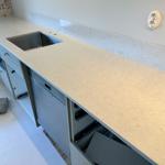 Silestone Snowy Ibiza - Lyckeby - montering  2024-07-28