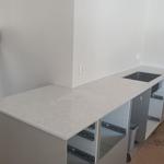 Silestone Snowy Ibiza - Osby - montering  2024-09-06