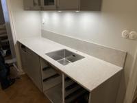 Caesarstone Bianco Drift - Stockholm - montering  2024-10-20