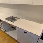 Silestone Snowy Ibiza - Södertälje - montering  2024-10-28
