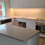 Caesarstone Bianco Drift - Täby - montering  2024-11-09