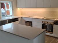 Caesarstone Bianco Drift - Täby - montering  2024-11-09