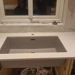 Silestone Blanco City - malmö - montering  2024-11-12