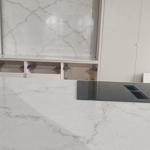 Silestone Blanc Elysee - Allerum - montering  2024-11-03