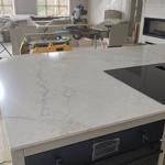 Silestone Blanc Elysee - Allerum - montering  2024-11-03
