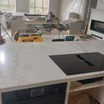 Silestone Blanc Elysee - Allerum - montering  2024-11-03