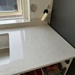 Silestone Snowy Ibiza - Partille - montering  2024-11-14
