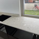 Terrazzo Perlato Royal - Löddeköpinge - montering  2024-12-14