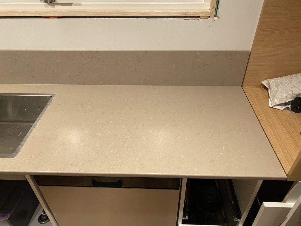 Silestone Coral Clay - Borås - montering  2025-01-09