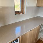 Technistone Noble Ivory White - Karlshamn - montering  2025-03-18