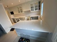 Silestone Snowy Ibiza - Vallberga - montering  2025-03-05
