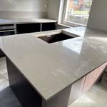 Technistone Noble Ivory White - Hovås - montering  2025-03-19