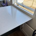 Silestone Snowy Ibiza - Västra Frölunda - montering  2025-03-20