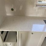 Silestone Snowy Ibiza - Hunnebostrand - montering  2025-03-26