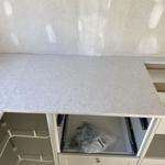 Silestone Snowy Ibiza - Hunnebostrand - montering  2025-03-26
