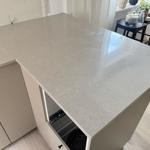 Technistone Noble Ivory White - Helsingborg - montering  2025-04-15
