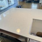 Silestone Snowy Ibiza - Falkenberg - montering  2025-06-15