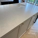 Silestone Snowy Ibiza - Charlottenlund - montering  2025-06-08