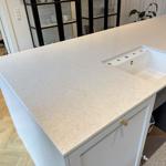 Silestone Snowy Ibiza - Charlottenlund - montering  2025-06-08