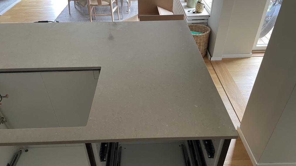 Silestone Coral Clay - Skanör - montering  2025-06-28