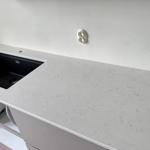 Silestone Snowy Ibiza - Helsingborg  - montering  2025-08-08