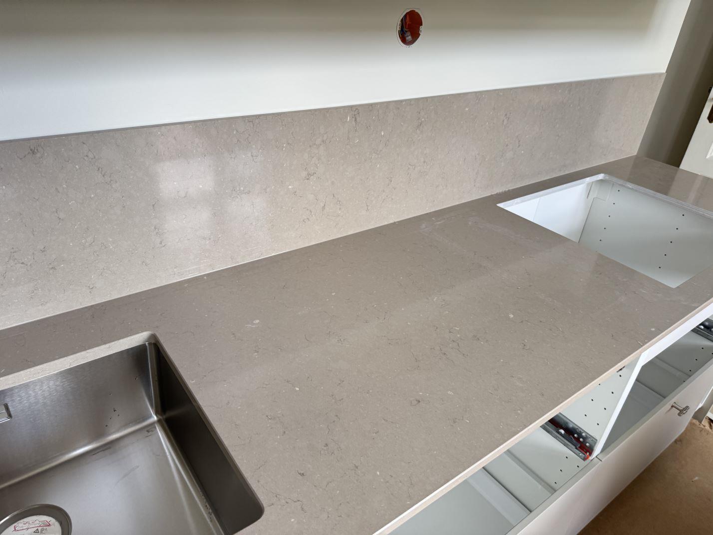 Silestone Coral Clay - Helsingborg - montering  2025-08-09