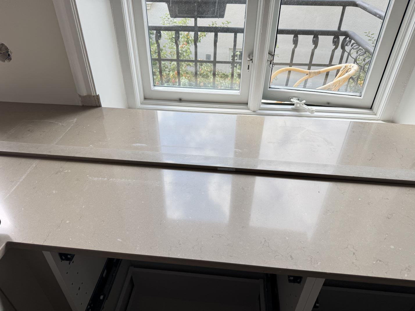 Silestone Coral Clay - Helsingborg - montering  2025-08-09