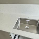 Silestone Snowy Ibiza - Helsingborg - montering  2025-08-09