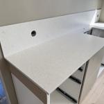 Silestone Snowy Ibiza - Helsingborg - montering  2025-08-09