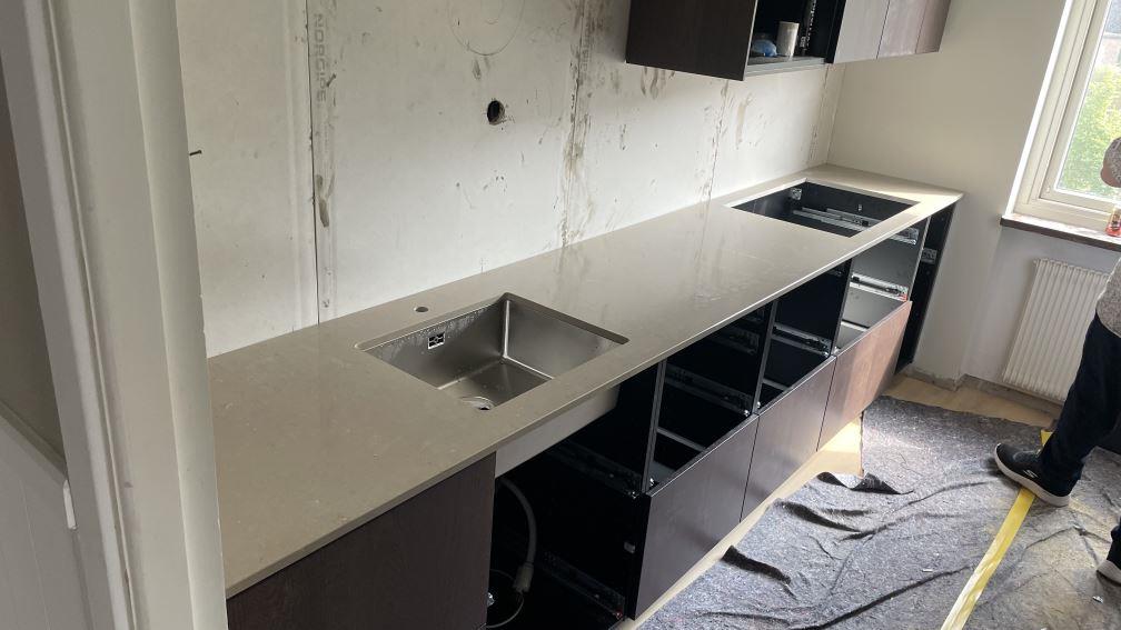 Silestone Coral Clay - Borås - montering  2025-08-15