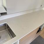 Silestone Snowy Ibiza - Simrishamn  - montering  2025-08-26