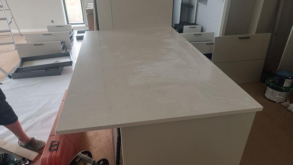 Silestone Linen Cream - Tågarp - montering  2025-08-29