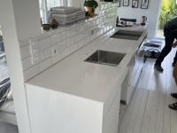 Silestone Blanco Zeus - Bunkeflostrand - montering  2025-09-09