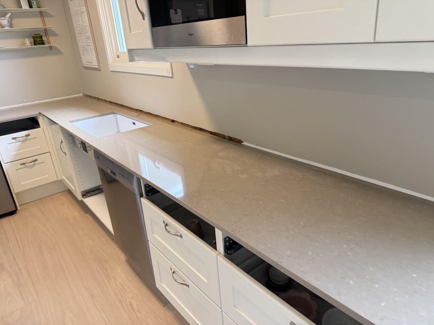 Silestone Coral Clay - Hisings Backa - montering  2025-08-27