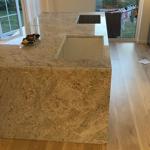 Technistone Noble Ivory White - Oskarström - montering  2025-09-10