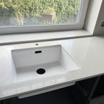 Silestone Snowy Ibiza - Trelleborg - montering  2025-09-25
