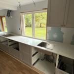 Silestone Snowy Ibiza - Farsta - montering  2025-10-06