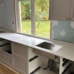 Silestone Snowy Ibiza - Farsta - montering  2025-10-06
