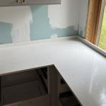 Silestone Snowy Ibiza - Farsta - montering  2025-10-06