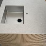 Dekton VK01 Nebbia - Helsingborg - montering  2025-10-18