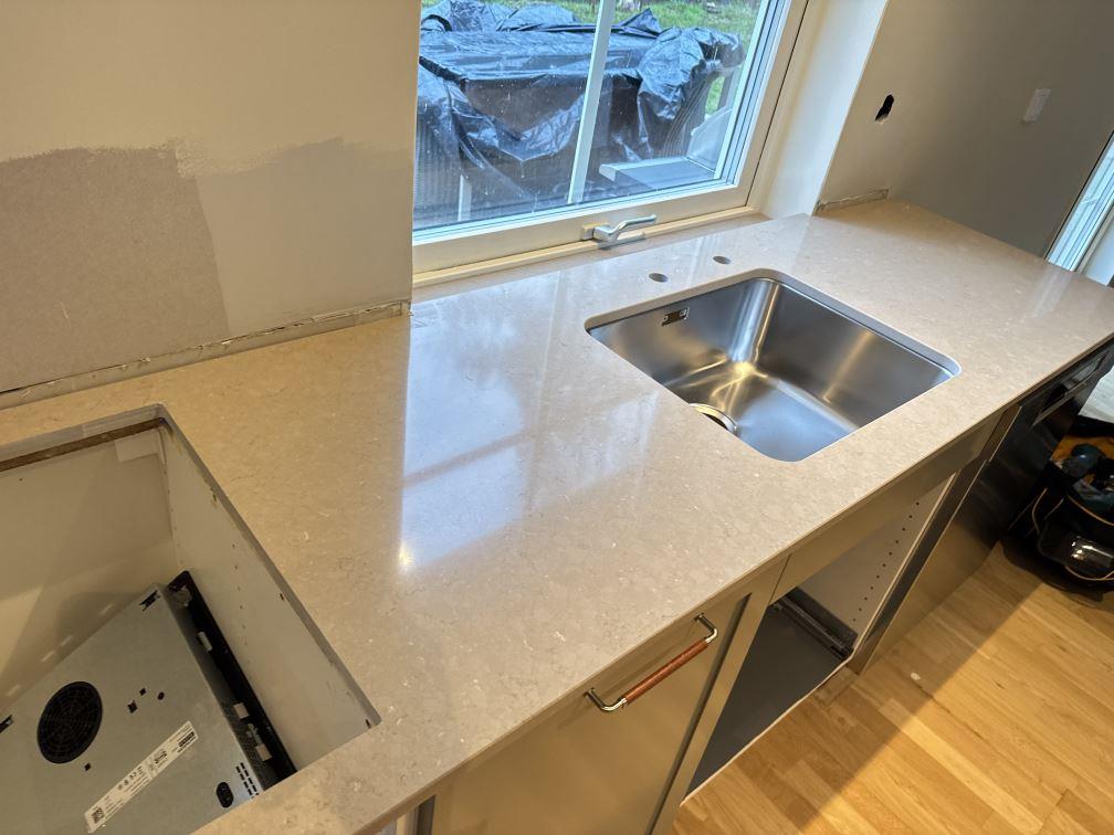 Silestone Coral Clay - Saxtorp  - montering  2025-12-05