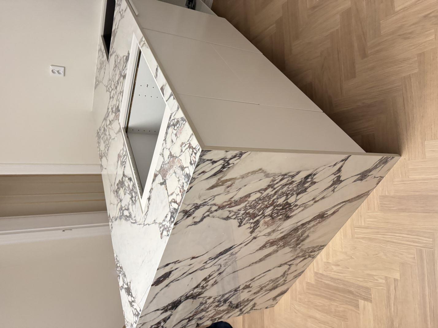 Nuovo Corso Arabescato Viola - Helsingborg - montering  2025-12-21