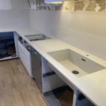 Silestone Linen Cream - Södertälje  - montering  2026-01-15