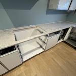 Caesarstone Moorland Fog - Huddinge - montering  2026-01-15