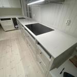 Silestone Snowy Ibiza - Vallentuna - montering  2026-02-13
