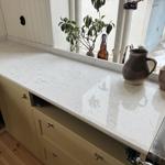 Technistone Mystery White - Tygelsjö - montering  2026-02-16