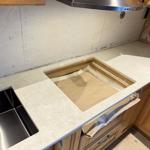 Dekton Tk05 Sabbia - Hasslö  - montering  2026-02-23