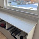 Dekton Nara - Fjärås - montering  2026-02-19