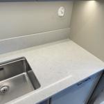 Silestone Snowy Ibiza - Skanör - montering  2026-02-21
