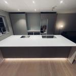 Silestone Snowy Ibiza - Höllviken - montering  2026-03-17